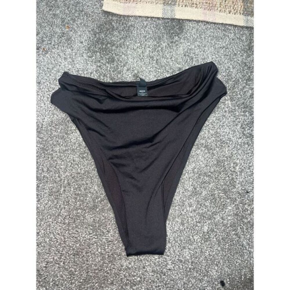 Skims mid waist bikini bottom XS in onyx